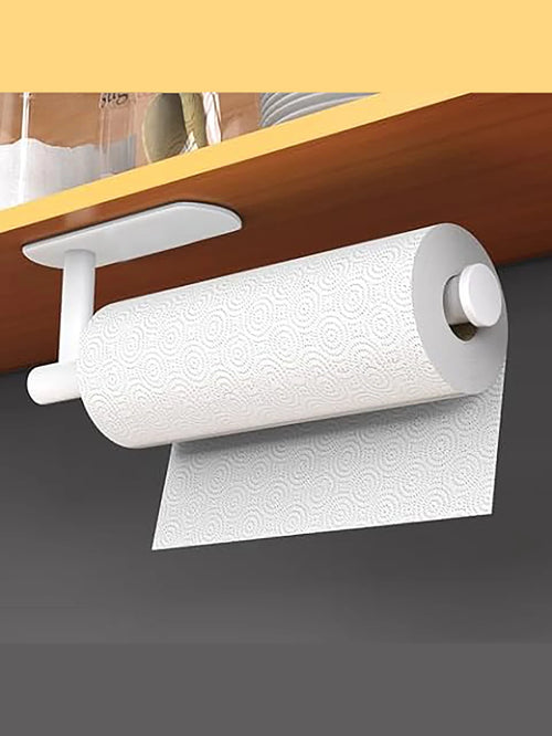 Kitchen Paper Towel Holder Adhesive Tissue Hanger Toilet Roll Paper
