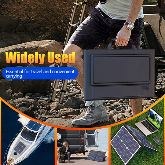 1000W Portable Foldable Solar Panel Kit Complete Solar Power Station