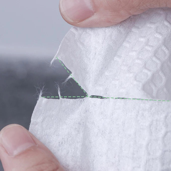 50/100pcs A Roll  Dish Cloth Disposable Rags Non -woven Rag Home Kitchen One-time Dishrag Universal Car Wipe Shoe Cleaning Wipes