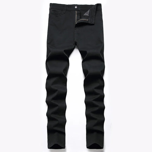 Being Vigor Inch Size Solid Cotton Business Casual Mens Pants Slim Fit