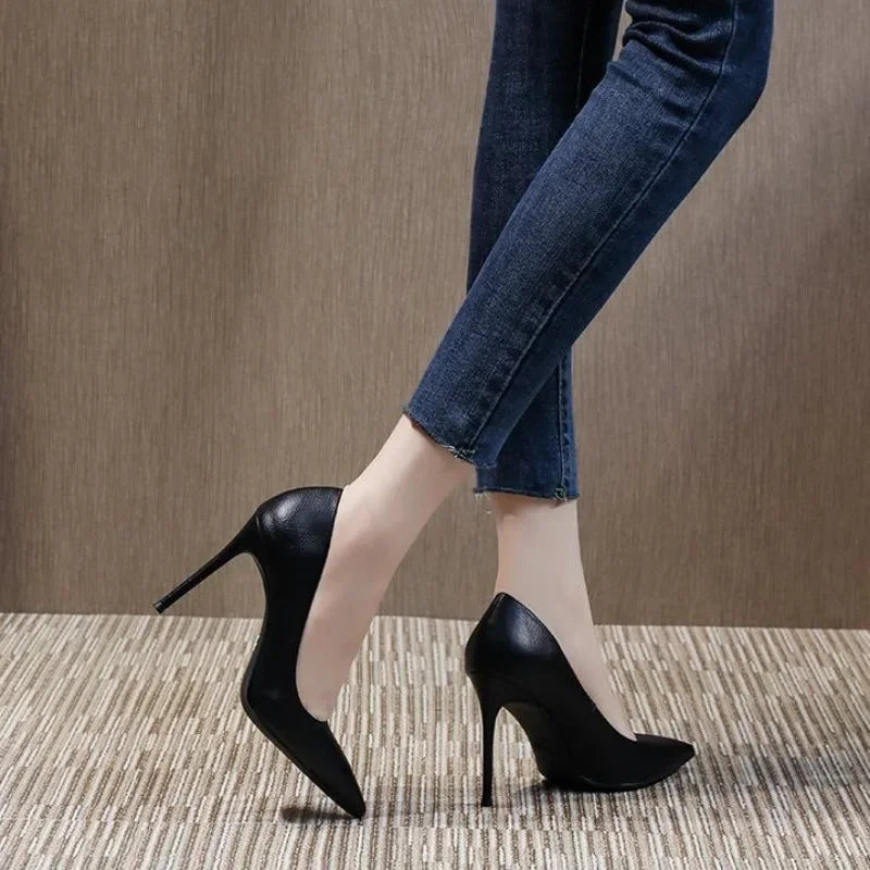 Lastest High Heels on Heeled Women's Shoes Stilito Pumps Ladies Luxury Brand Non Slip With Discount a Stylish Spring Quality
