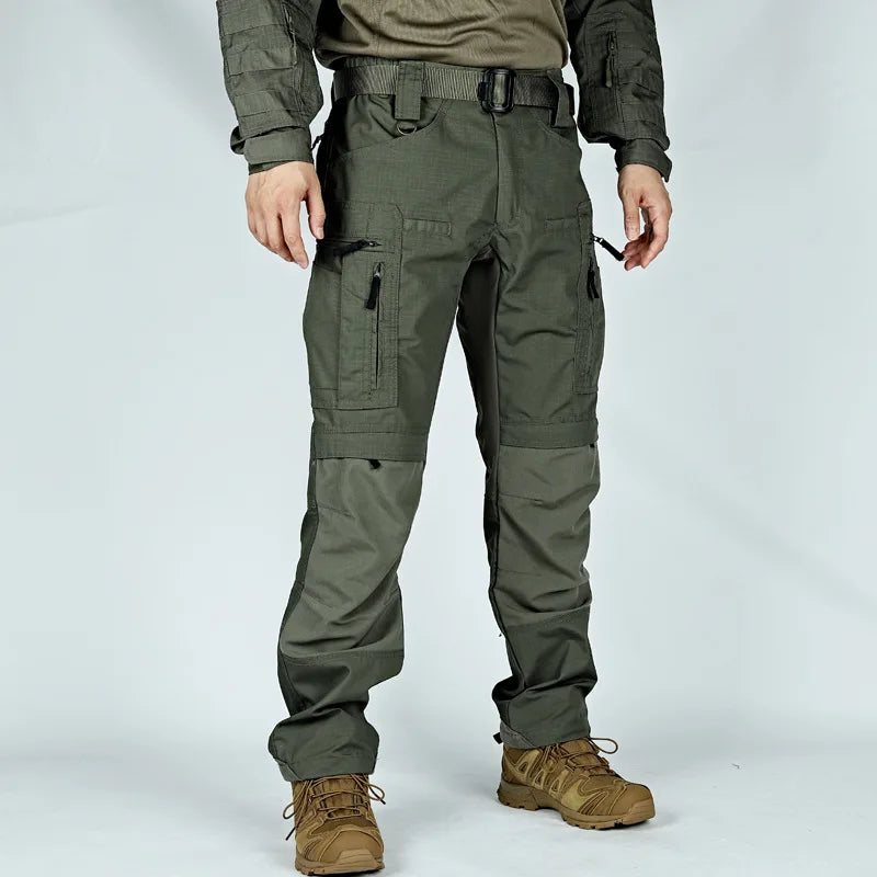 Military Tactical Pants Men's Cargo Trousers Casual Outdoor Waterproof