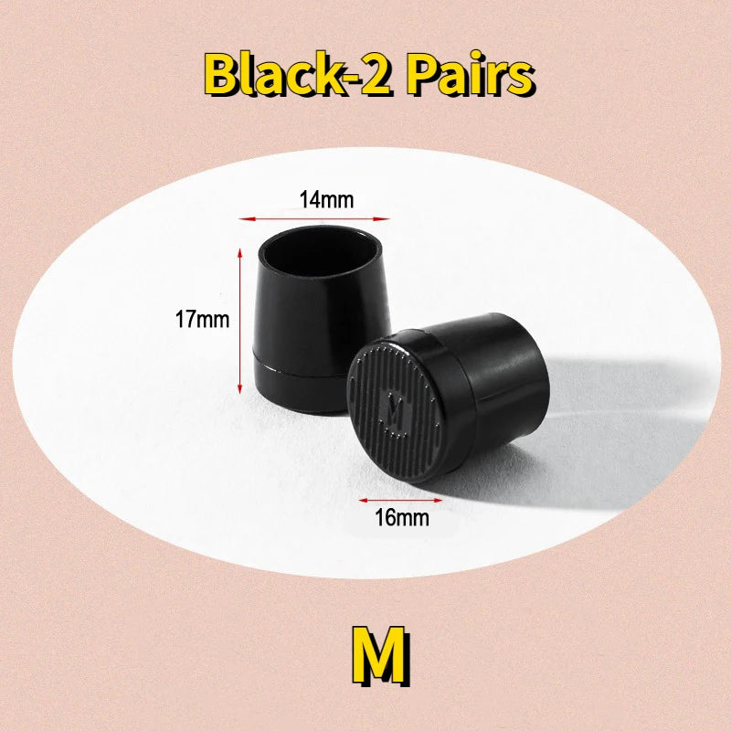 2Pair Round Silicone Heel Protector Stoppers Antislip High Heeler Bridal Latin Stiletto Dancing Covers Wedding Shoes Accessories