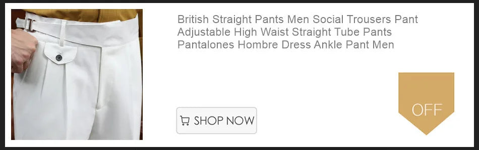 Denim Blue Quality Italy Business Dress Pants Men  Office Social Suit Pants Casual Wedding Groom Trouser Pantaloni Uomo Casual