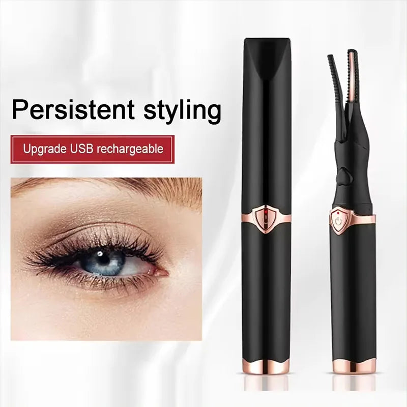 Electric Heated Eyelash Curler USB Rechargeable Eyelash curler Quickly heats natural Eyelash curler long-lasting makeup tool
