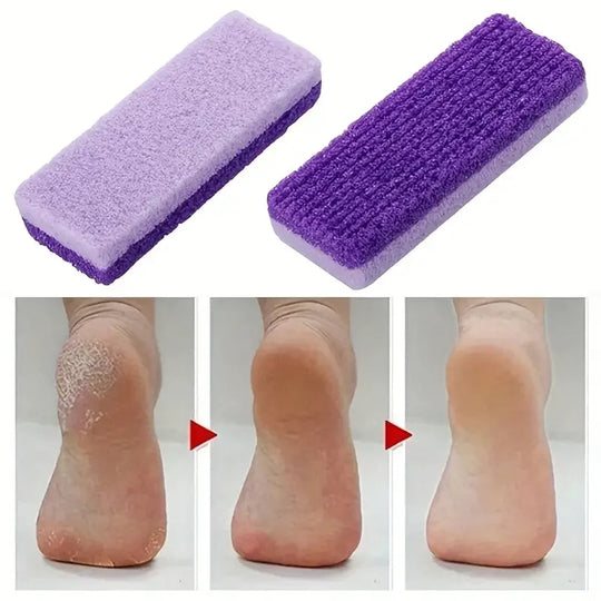 2PCS Foot Pumice Stone Foot File Callus Dead Skin Remover Foot Heel