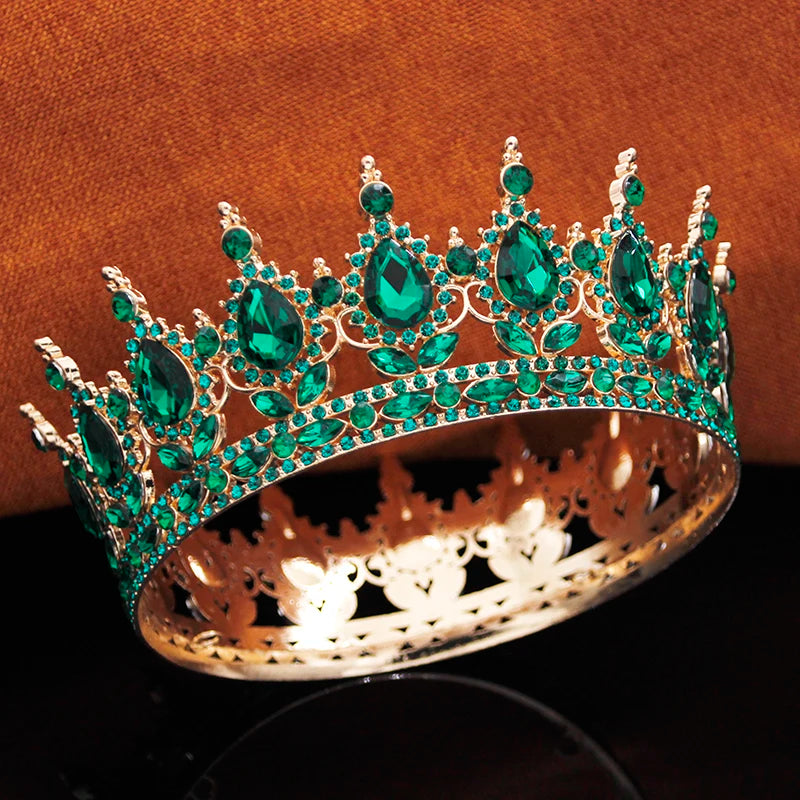 Queen King Tiaras and Crowns for Birthday Party Cake Crown Topper Bridal Wedding Crown Girls Tiara Hair jewelry Accessories