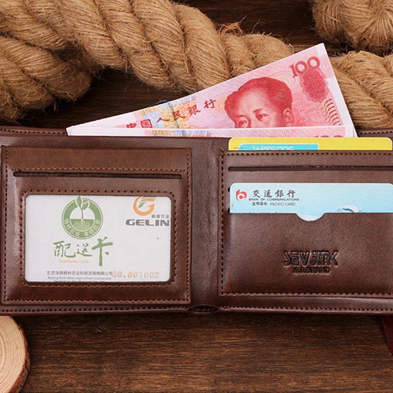 Crocodile Grain Genuine + PU Leather Short Design Wallet Fashion Coin