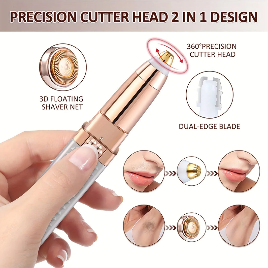 2-in-1 Eyebrow Razor & Hair Shaver