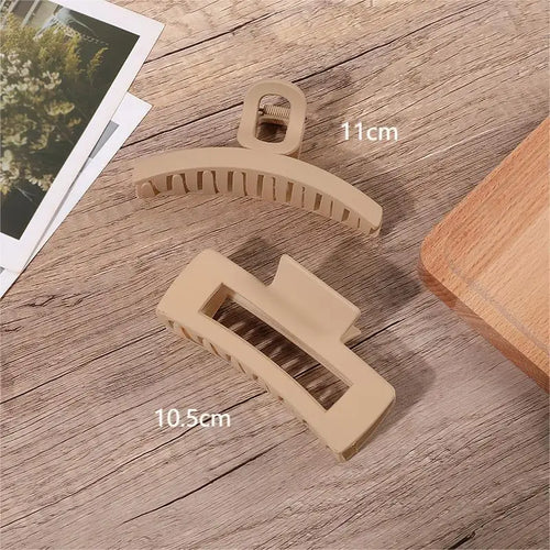 2/3/4Pcs Headwear Set Women Fashion Claw Clip Coffee Black Acrylic