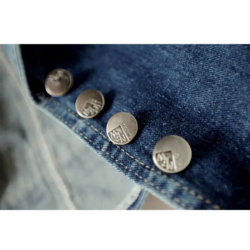 PTKPCC Casual Female Tops Women Denim Vest Jacket Spring Autumn