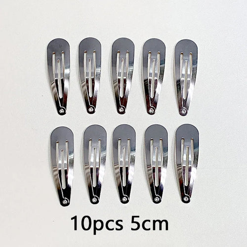 10/20/30pcs/set Women Silver Gold Black Waterdrop Shape Basic Alloy