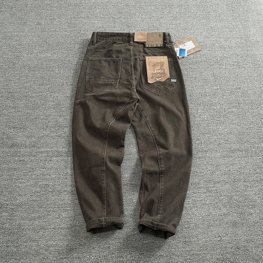 American Vintage Casual Heavyweight 100% Cotton Workwear Pants for Men