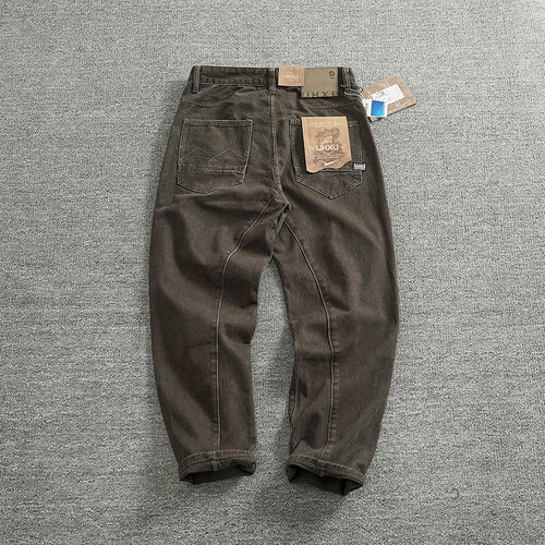 American Vintage Casual Heavyweight 100% Cotton Workwear Pants for Men