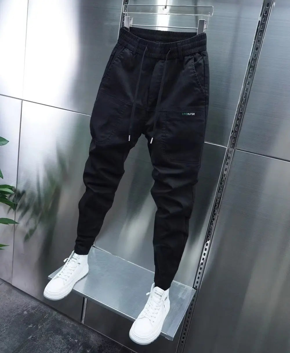 Cargo Pants Men Streetwear Cotton Joggers Hip Hop Fashion Sweatpants