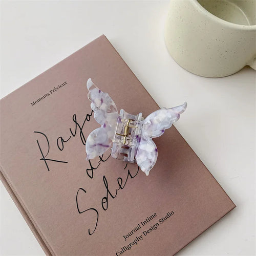 1PC French Butterfly Clip  Mermaid Hair Clip Acetic Acid Hair Clip