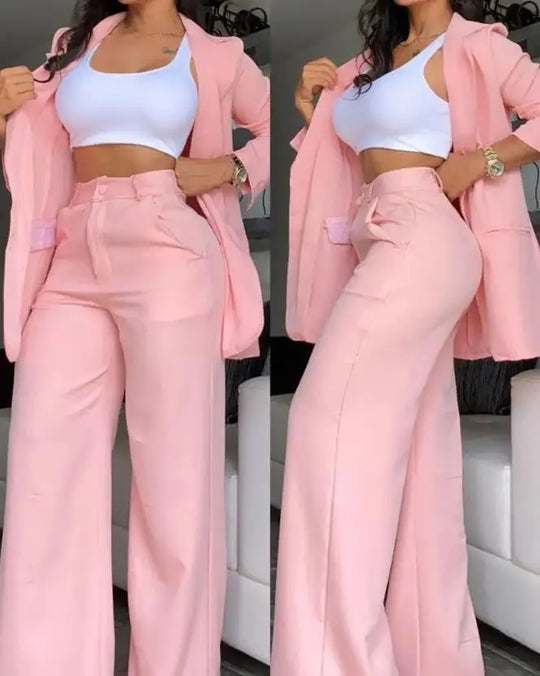 Women's Urban Suits 2024 Spring/Summer Latest Elegant Notched Collar