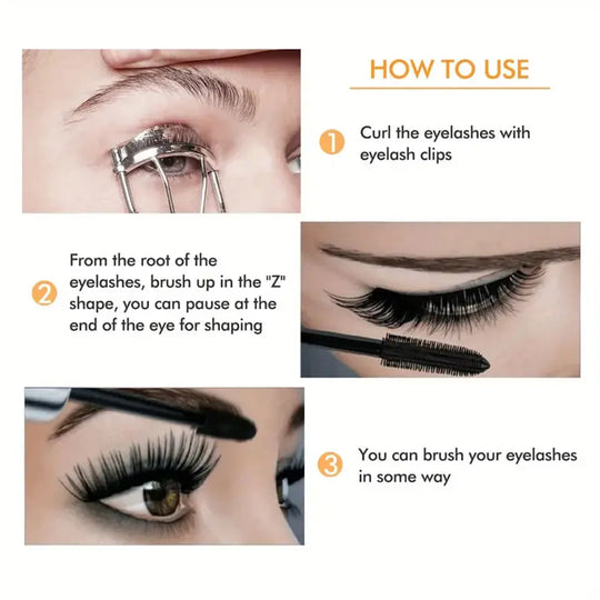 Waterproof 4D Mascara Thick Long Smudge-proof Plump Encrypted