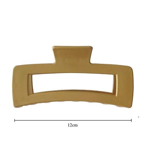 LOVELLO Plastic  Jumbo Square Hair Claw Clips for Women Accessories