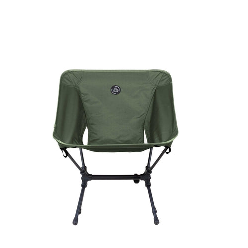 Low Back Ultralight Folding Camping Chairs With Storage Pouch - Army