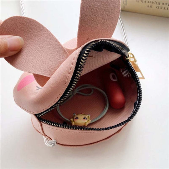 Children Mini Cute Cartoon Single Shoulder Bags(Blue Kitten)