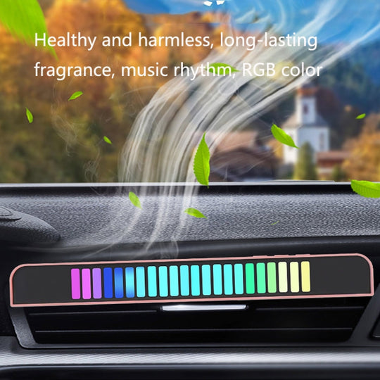ZHT-YD002 32 Lights RGB Sound Control Music Car Aromatherapy Ambient