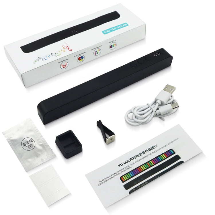 ZHT-YD002 32 Lights RGB Sound Control Music Car Aromatherapy Ambient