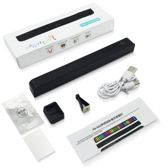 ZHT-YD002 32 Lights RGB Sound Control Music Car Aromatherapy Ambient