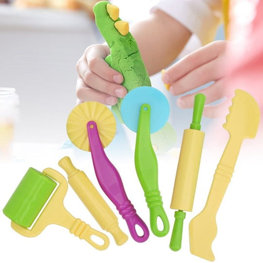 6pcs/set Plasticine Clay Mold Educational DIY Toys