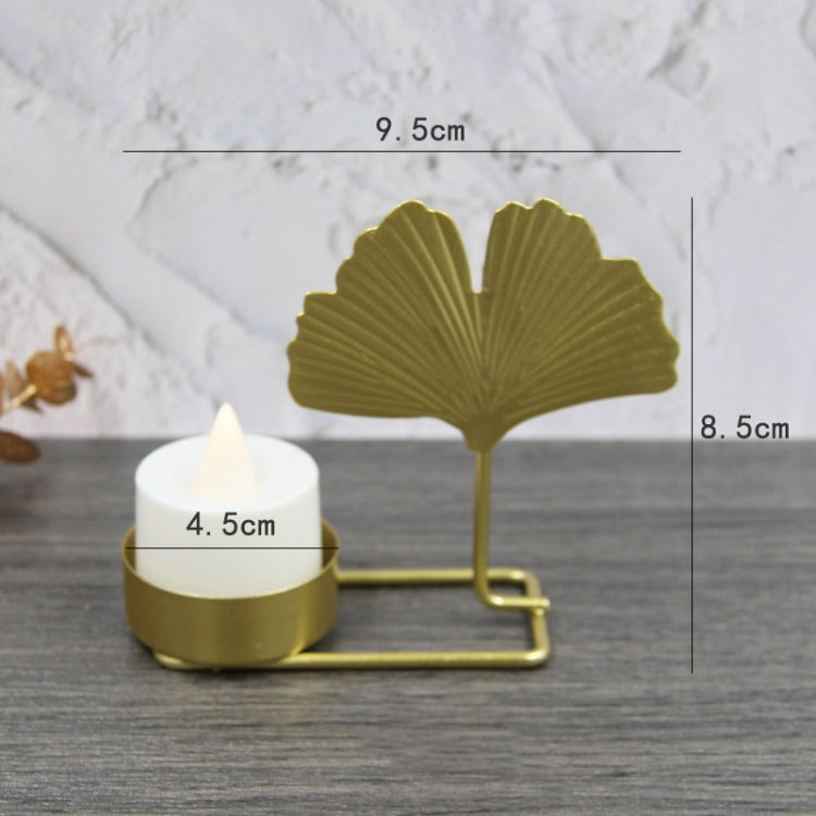 C Gold DH2303-03 Metal Retro Iron Art Candlesticks Ornament Table