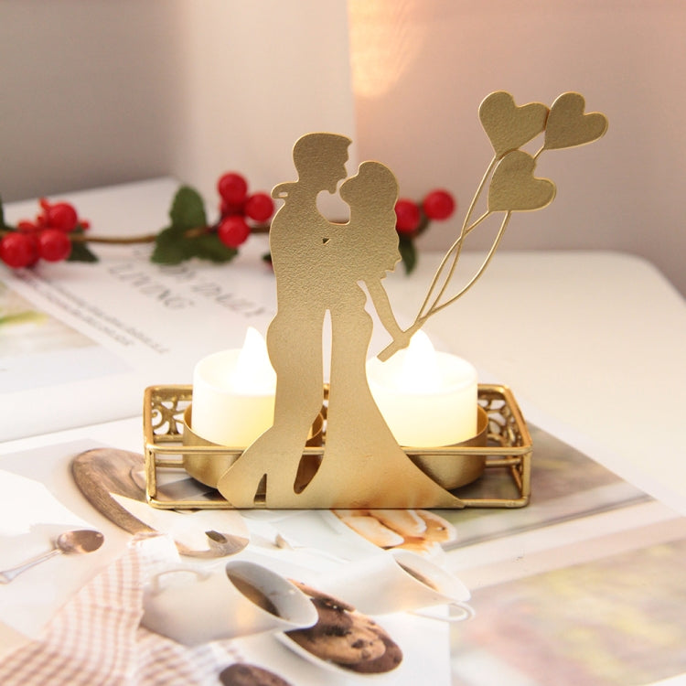 DH2206-03 Valentine Day Romantic Atmosphere Candle Holder Shooting