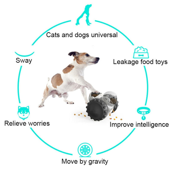 087DT Swing Car Pet Food Leaker Without Electric Tumbler Puzzle