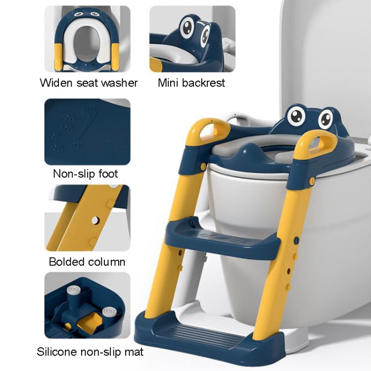 Household Childrens Toilet Seat Staircase Baby Folding Shelf Cushion