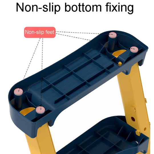 Household Childrens Toilet Seat Staircase Baby Folding Shelf Cushion
