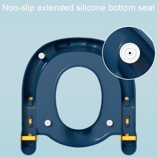 Household Childrens Toilet Seat Staircase Baby Folding Shelf Cushion