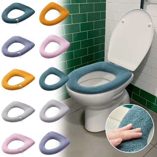 Universal Knitted Washable Toilet Pad Home Thickened Warm Toilet