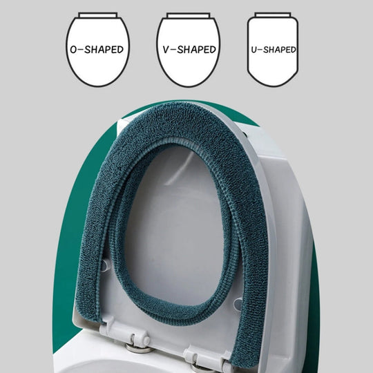 Universal Knitted Washable Toilet Pad Home Thickened Warm Toilet