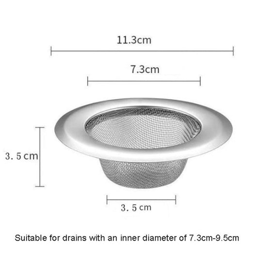 Kitchen Sink Garbage Filter Wash Basin Stainless Steel Filter(Kitchen