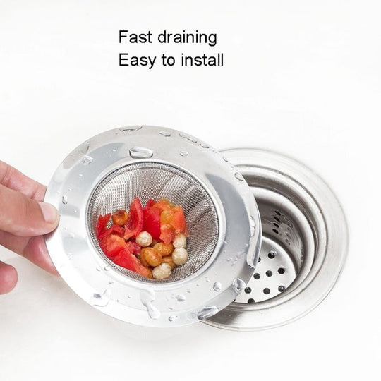 Kitchen Sink Garbage Filter Wash Basin Stainless Steel Filter(Kitchen