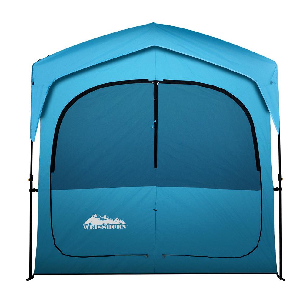 Weisshorn Double Camping Shower Toilet Tent Outdoor Fast Set Up Change