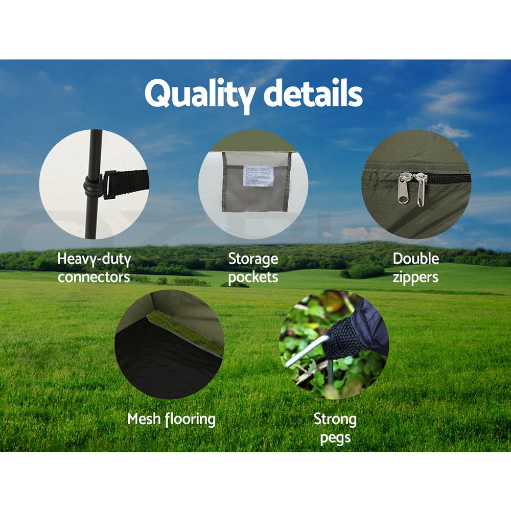 Weisshorn Camping Shower Toilet Tent Outdoor Portable Changing Room