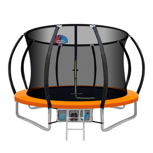 Everfit 10FT Trampoline for Kids w/ Ladder Enclosure Safety Net