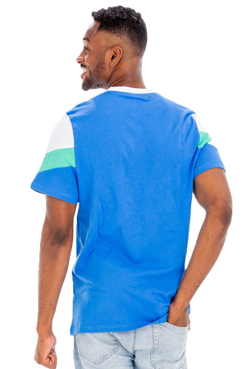 Chevron Colorblock Tee – Stylish and Comfortable Casual Wear