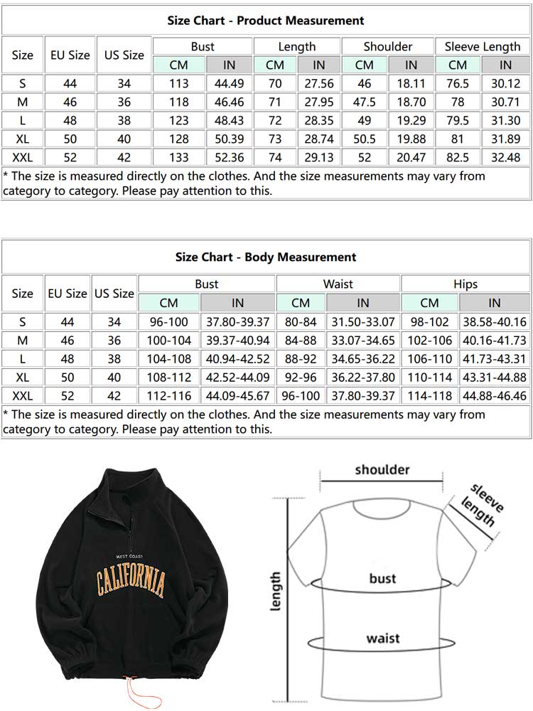 ZAFUL Men's Hoodies Fluffy Fleece Warm Sweatshirts Letters Embroidered