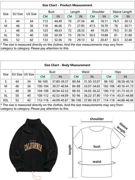 ZAFUL Men's Hoodies Fluffy Fleece Warm Sweatshirts Letters Embroidered
