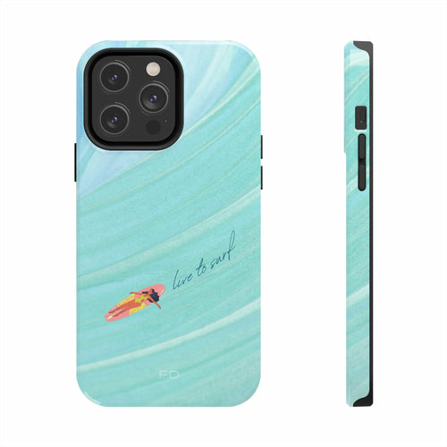 Live to Surf iPhone Case – Stylish, Durable Protection