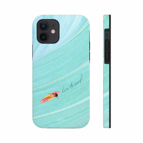 Live to Surf iPhone Case – Stylish, Durable Protection