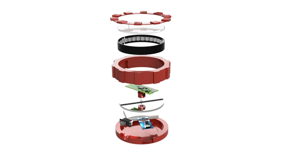 Raspberry Pi Pico Iron Man Arc Reactor Printed Parts Kit