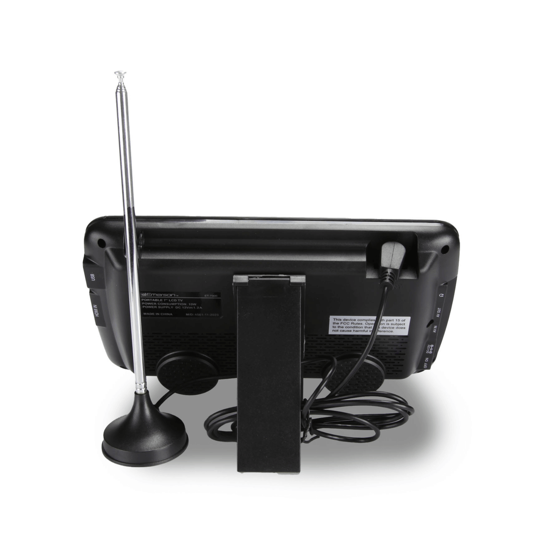 Emerson 7" Portable TV & Multimedia Player – Compact & Versatile