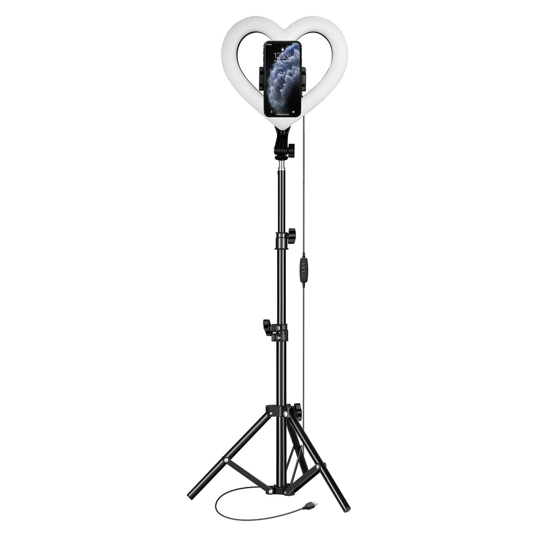 PRO Live Stream 10” Heart Shaped Selfie Ring Light (SC-2310SRH)